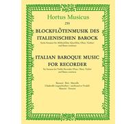 Italian Baroque Music for Recorder