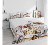 Italian Bed Linen 100% Cotton Bed Linen Set, SOGNI D'AUTORE, SD-33, Double