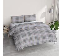 Italian Bed Linen Athena Duvet Cover Set with Printed Bag and Pillowcases, EDI Red/Yellow, Double