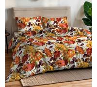 Italian Bed Linen Aurora Duvet Cover Set, Digital Print, Double, Alba
