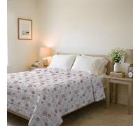Italian Bed Linen Basic Line Summer Quilt Made in Italy Printed Soft Microfibre Bedspread - Spring Summer Mid-Season Quilt - Morpheo, Double 250 x 240 cm