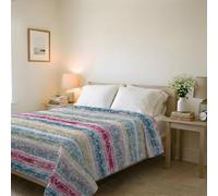 Italian Bed Linen BASIC Love Lines Printed Summer Quilt Microfibre Double 250 x 240 cm