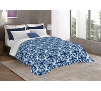 Italian Bed Linen Basic Printed Winter Quilt, Microfibre, Batik, Small Double