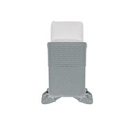 Italian Bed Linen CHIC Microfibre Summer Quilt, Dark Grey, Single