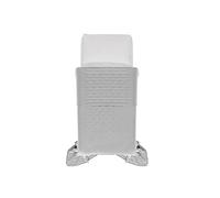 Italian Bed Linen CHIC Microfibre Summer Quilt, Light Grey, Single