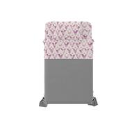 Italian Bed Linen Dafne 100% Microfibre Duvet Cover Set, Kinki, Small Double