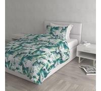 Italian Bed Linen DAFNE Printed Duvet Cover Set, Microfibre, Maui, Single