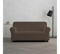 Italian Bed Linen Dahlia elastic sofa cover, Brown, 2 PLACES