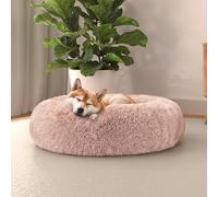 Italian Bed Linen Dreams Pet Bed for Dogs and Cats, Soft, Pink, 60 x 60 cm
