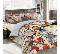 Italian Bed Linen Duvet cover set with full coverage digital print,250x200cm, SD63, Cotton, DOUBLE