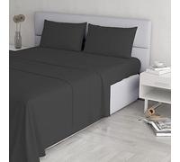 Italian Bed Linen Elegant Bed Set, Smoke, Double