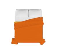 Italian Bed Linen Elegant Summer Quilt Orange/Yellow, Double