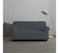 Italian Bed Linen “Iris” Sofa Cover, Dark gray, 2 Places