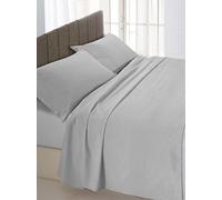 Italian Bed Linen Ki-Osa by Matteo Bosio Fitted Bottom with Corners Sheet, King Size 170 x 200 cm bright grey (ral 7035)