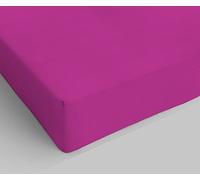 Italian Bed Linen Ki-Osa by Matteo Bosio Fitted Bottom with Corners Sheet, King Size 170 x 200 cm Fucsia