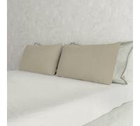 Italian Bed Linen Max Color couple of plain color pillowcases