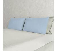 Italian Bed Linen Max Color couple of plain color pillowcases