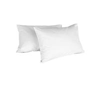 Italian Bed Linen Max Color couple of plain color pillowcases