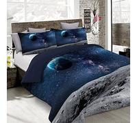 Italian Bed Linen MB HOME ITALY, Goodnight Duvet Cover Set, Earth, Double