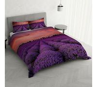 Italian Bed Linen MB HOME ITALY, Goodnight Duvet Cover Set, Lavender, Double