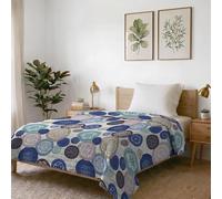 Italian Bed Linen Murrine Fantasy Microfibre Summer Quilt, Single 170 x 270 cm