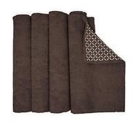Italian Bed Linen Set 4 Non-Slip Table mats Glamour, Brown, 45x35 cm