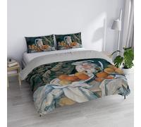 Italian Bed Linen SOGNI D'AUTORE Duvet Cover Set 100% Cotton, SD-04, Double