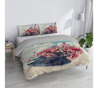 Italian Bed Linen SOGNI D'AUTORE Duvet Cover Set 100% Cotton, SD-17, Double