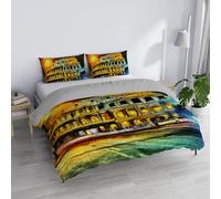 Italian Bed Linen SOGNI D'AUTORE Duvet Cover Set 100% Cotton, SD-32, Double