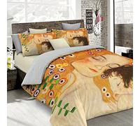 Italian Bed Linen Sogni d'Autore Duvet Cover Set with Full Coverage Digital Print,250x200cm, SD50, 100% Cotton, DOUBLE