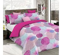 Italian Bed Linen Fantasy Duvet Cover (Made in Italy), soffioni, Single