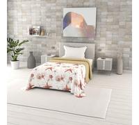 Italian Bed Linen Summer Quilt in Fantasy Microfibre, Queen Size: 220 x 270 cm, Starfish