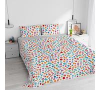 Italian Bed Linen Watercolor Duvet Cover Set Cotton 01 Double