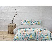 Italian Bed Linen “Watercolor” Duvet Cover Set, WT06, Double