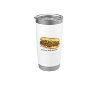 Italian Beef Stand Up Lean Forward Chicago Sandwich Stainless Steel Insulated Tumbler