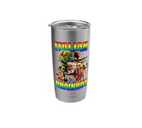 Italian Brain Rot | All Characters Rainbow Flag Text LGBTQ Stainless Steel Insulated Tumbler