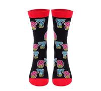 Italian Brainrot 67 Meme Socks, Funny Steal a Brainrot 67 Socks, Novelty Six Seven Meme Design Sock for Men Women, Cotton Stockings Winter Warm 6 7 Sock Gifts (Red Black for Adults)
