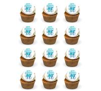 Italian Brainrot 67 Themed Edible Cupcake Toppers 24 x Precut Round
