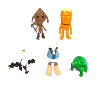 Italian Brainrot Action Figures Set, 4-12 Pcs Tung Tung Tung Sahur Figure Toy, 3D Tralalero Tralala Desk Decor, Italian Brainrot Toys, Creative Home Decor and Collectible Figurines