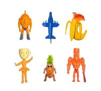 Italian Brainrot Action Figures Set, 4-12 Pcs Tung Tung Tung Sahur Figure Toy, 3D Tralalero Tralala Desk Decor, Italian Brainrot Toys, Creative Home Decor and Collectible Figurines