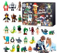 Italian Brainrot Advent Calendar 2025-24-Piece Collection | Tung Tung Sahur & Tralalero Figures | 2.5" Meme Sharks | Desk Décor & Keychains | Christmas Surprise Gift (A set 1 box)