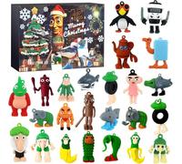 Italian Brainrot Advent Calendar 2025,To Toggle Figures Italian Brainrot Toys Action Figures Set Creative Desk Decorations For Kids Fans Friends Christmas Surprise Gift (Box)