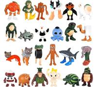 Italian Brainrot Advent Calendar 2025, Tung Tung Tung Sahur Figures, Italian Brainrot Toy, Action Figure Set, Creative Desk Decorations for Kids, Fans, Friends (Bag-24PCS