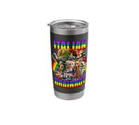 Italian BRAINROT All Characters Rainbow Flag Pride Stainless Steel Insulated Tumbler