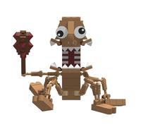 Italian Brainrot Building Blocks Sets, Tralalelo Tralala Desk Decor, Meme Animal Compatible with Lego, Collectible Shark Figurines Gift for Boys and Girls H