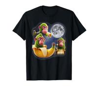 Italian Brainrot Chimpanzini Bananini 3 Moon Weird Brain Rot T-Shirt