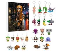 Italian Brainrot Christmas Advent Calendar 2025 - 24pcs Tralalero Tralala Action Toy Figures, Holiday Countdown Gift for Kids & Teens,Fun Christmas Party Favors for Fans