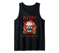 Italian Brainrot Christmas Cappuccino Assassino Christmas Tank Top