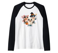 Italian Brainrot Halloween 2025 Costume Cute Shark Kids AI Raglan Baseball Tee