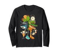 Italian Brainrot Meme 10Stage Combined Character Compilation Long Sleeve T-Shirt